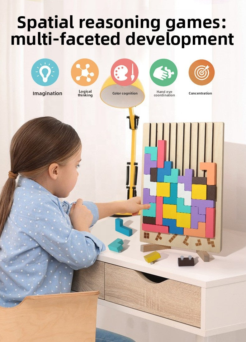 Wooden Tetris – block 2