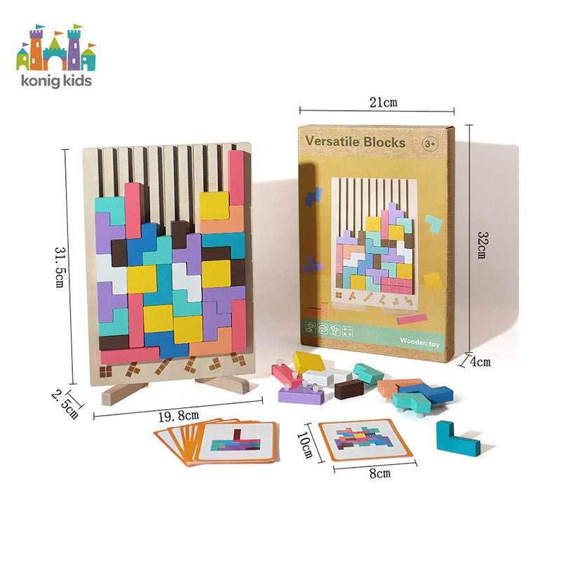 Wooden Tetris – block 3