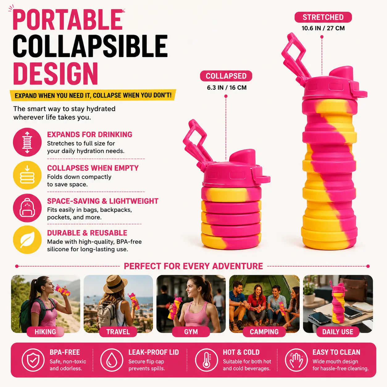 Collapsible Water Bottle