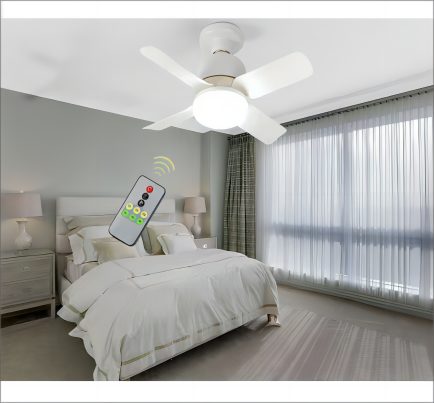 Mini LED Ceiling Fan
