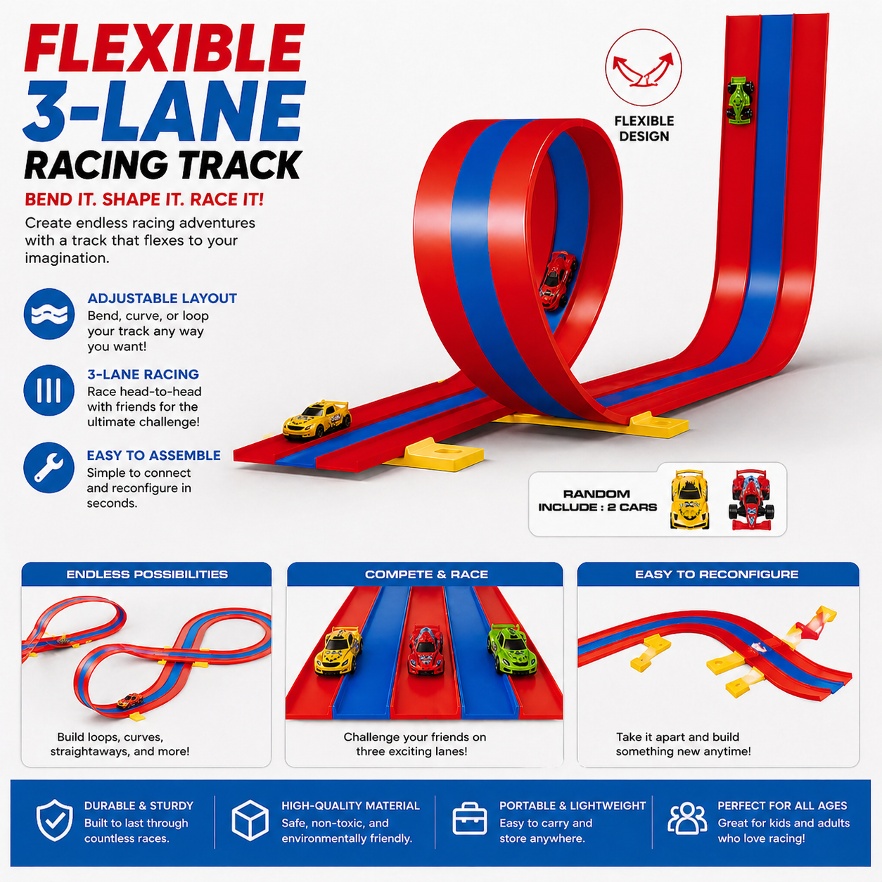 Flexible Track Set – block 1