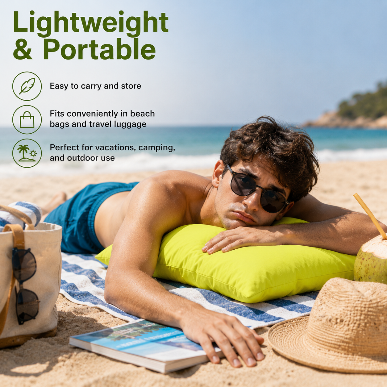 Beach Pillow – block 3