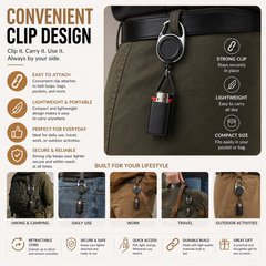 Retractable Lighter Leash