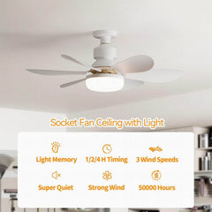Mini LED Ceiling Fan 2