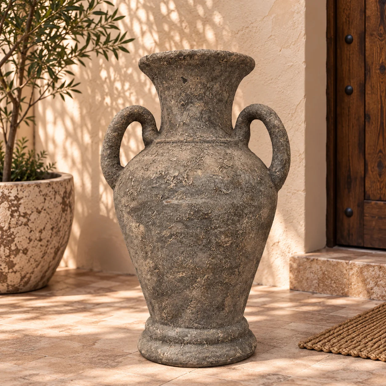 Aged Terracotta Pot - 45-55cm