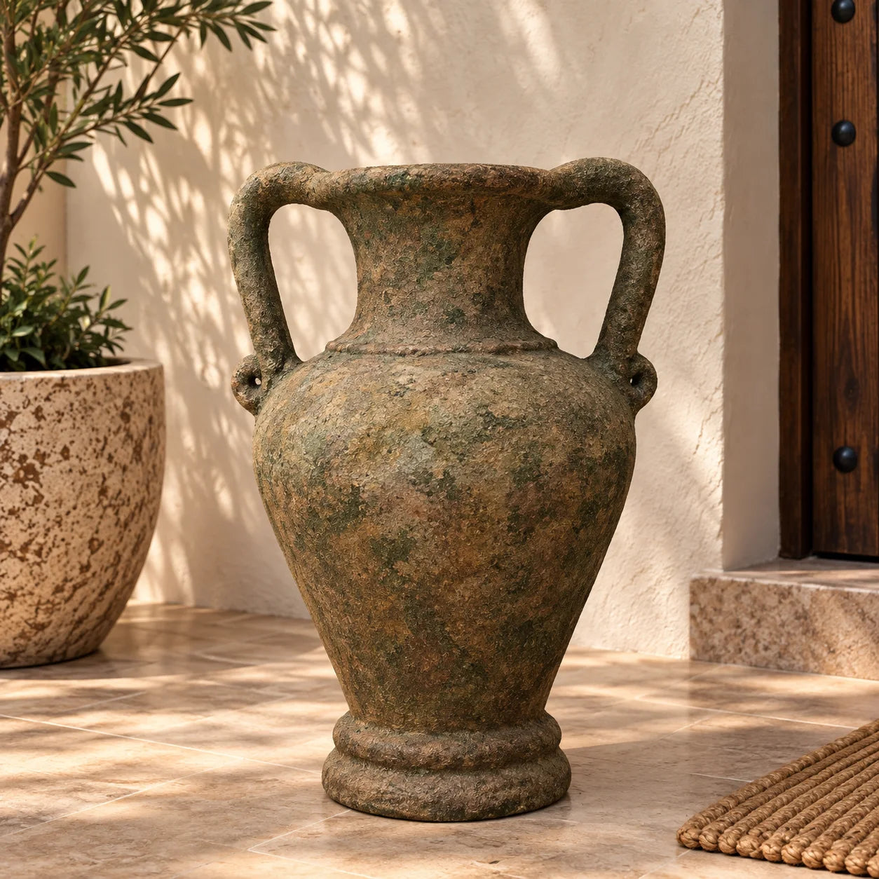 Aged Terracotta Pot - 45-55cm