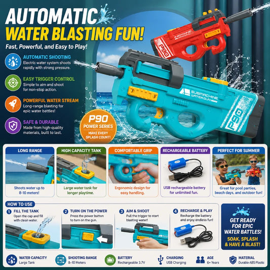 P90 Electric Water Gun