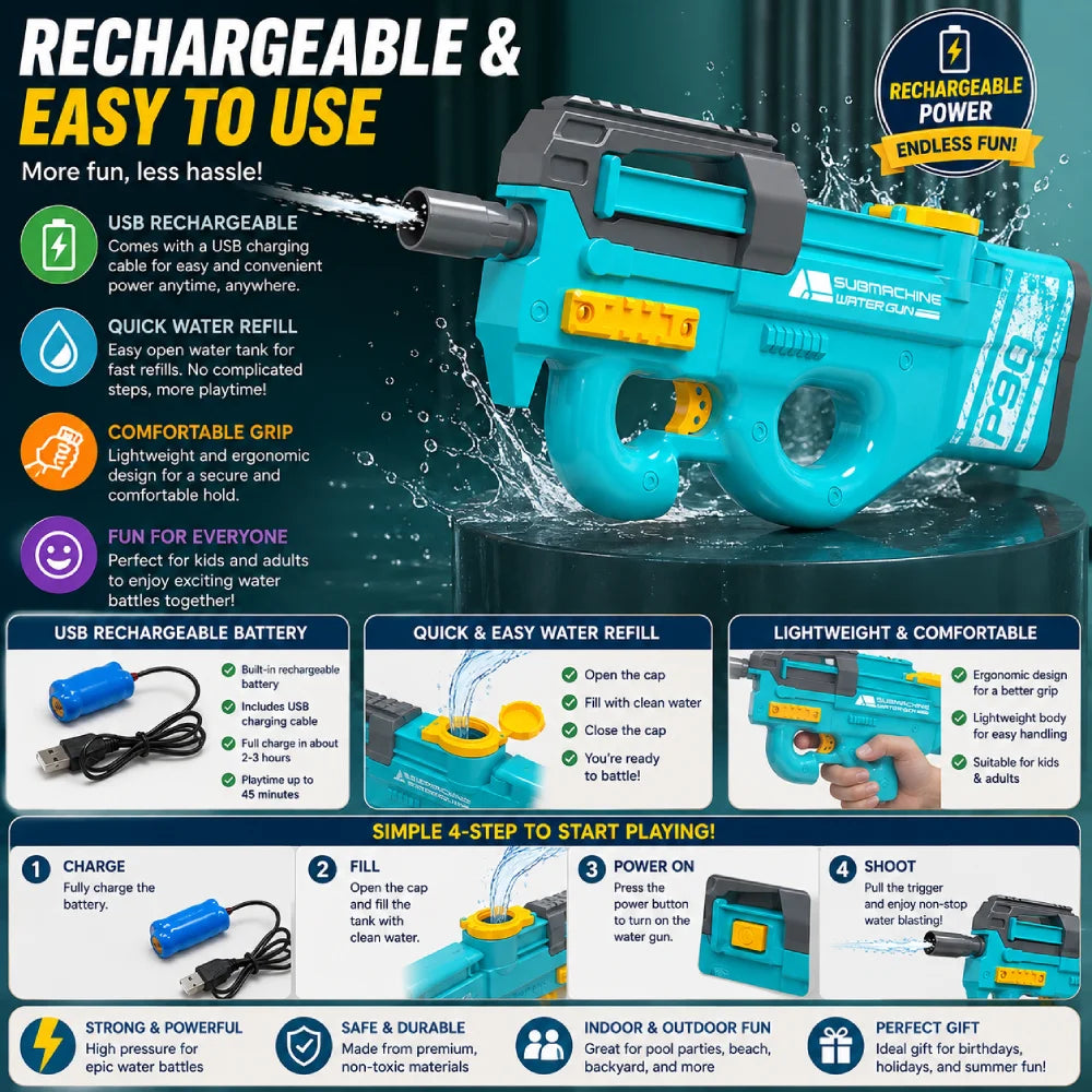 P90 Electric Water Gun