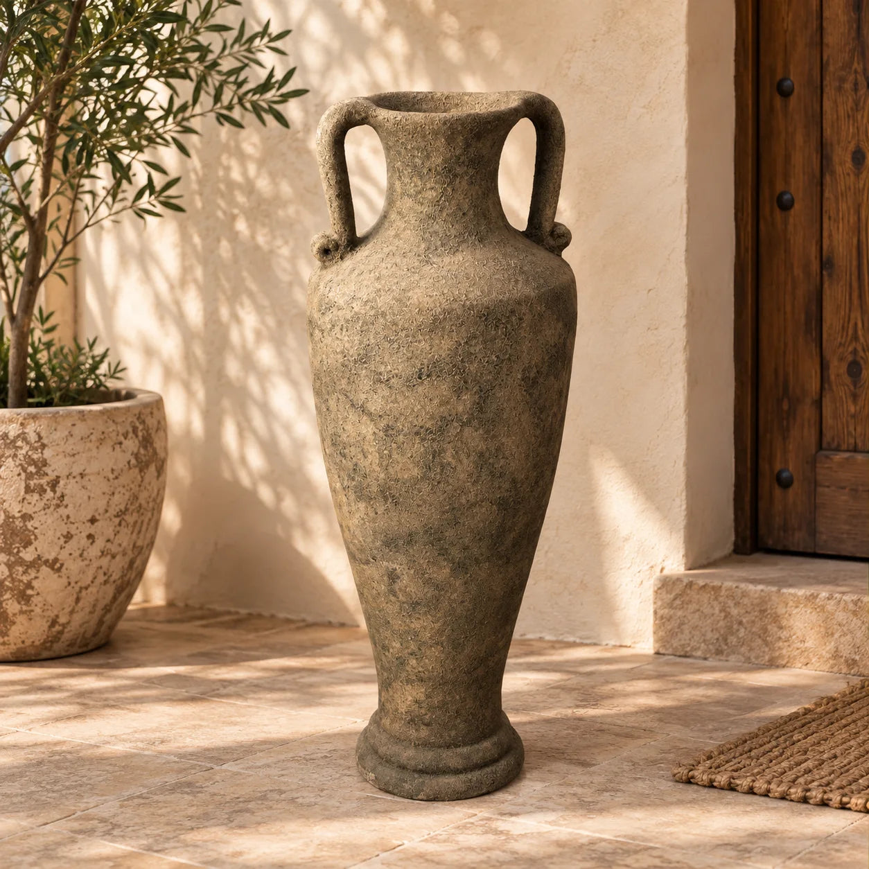Aged Terracotta Pot - 85-95cm