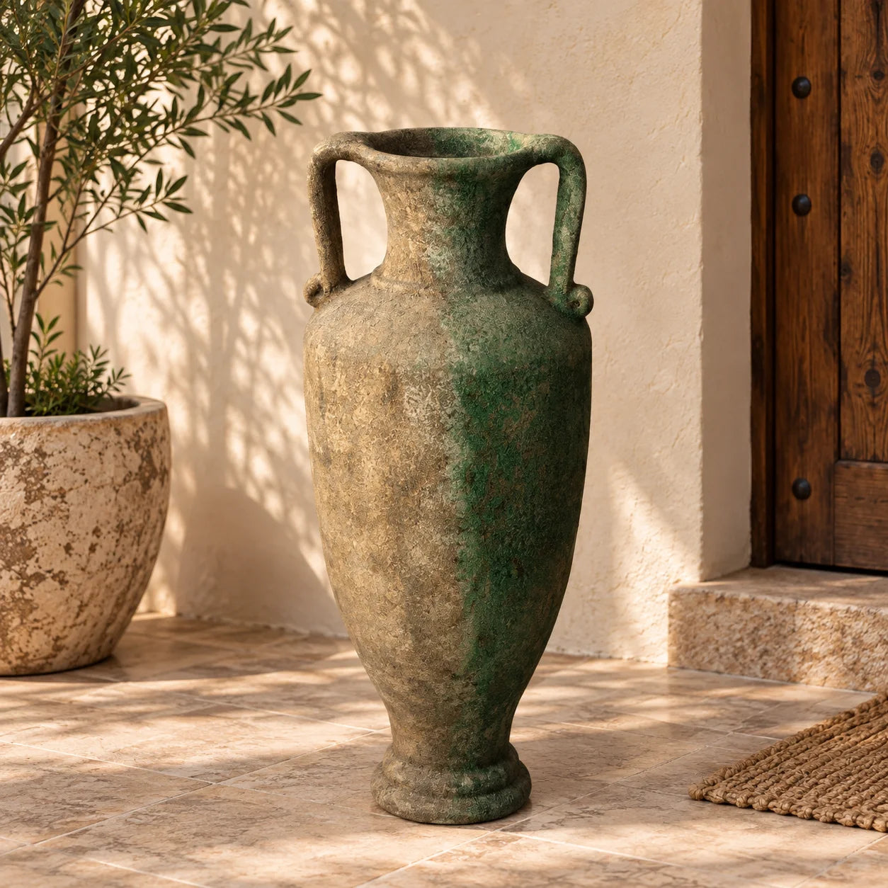 Aged Terracotta Pot - 85-95cm
