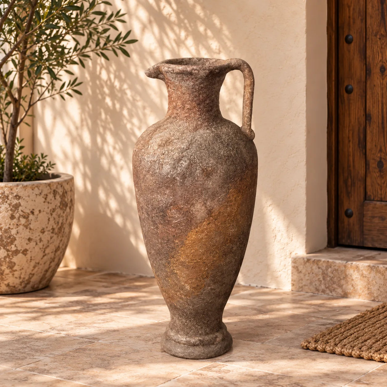 Aged Terracotta Pot - 85-95cm