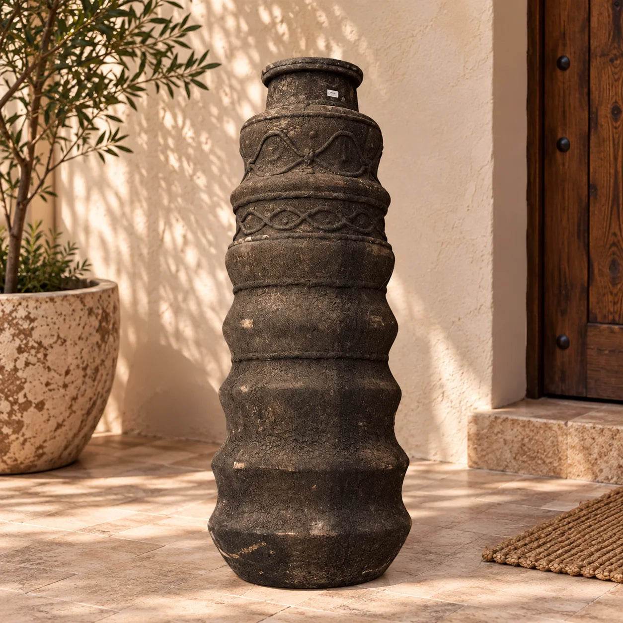 Aged Terracotta Pot - 85-95cm