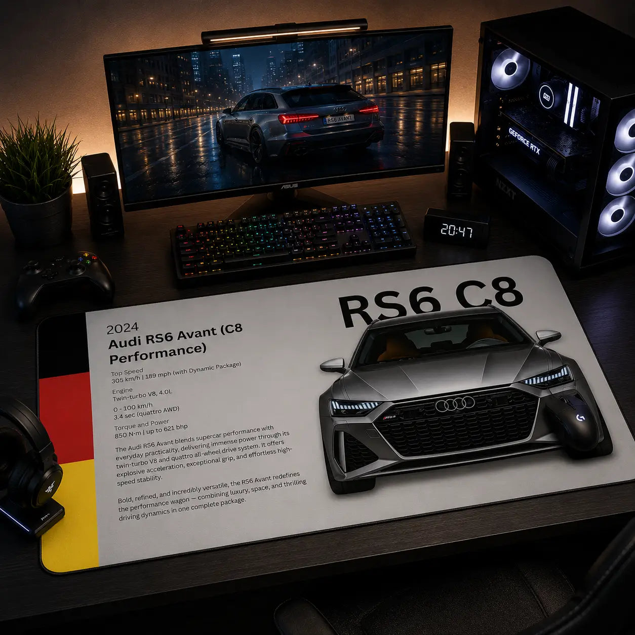 German Performance Cars Mousepad