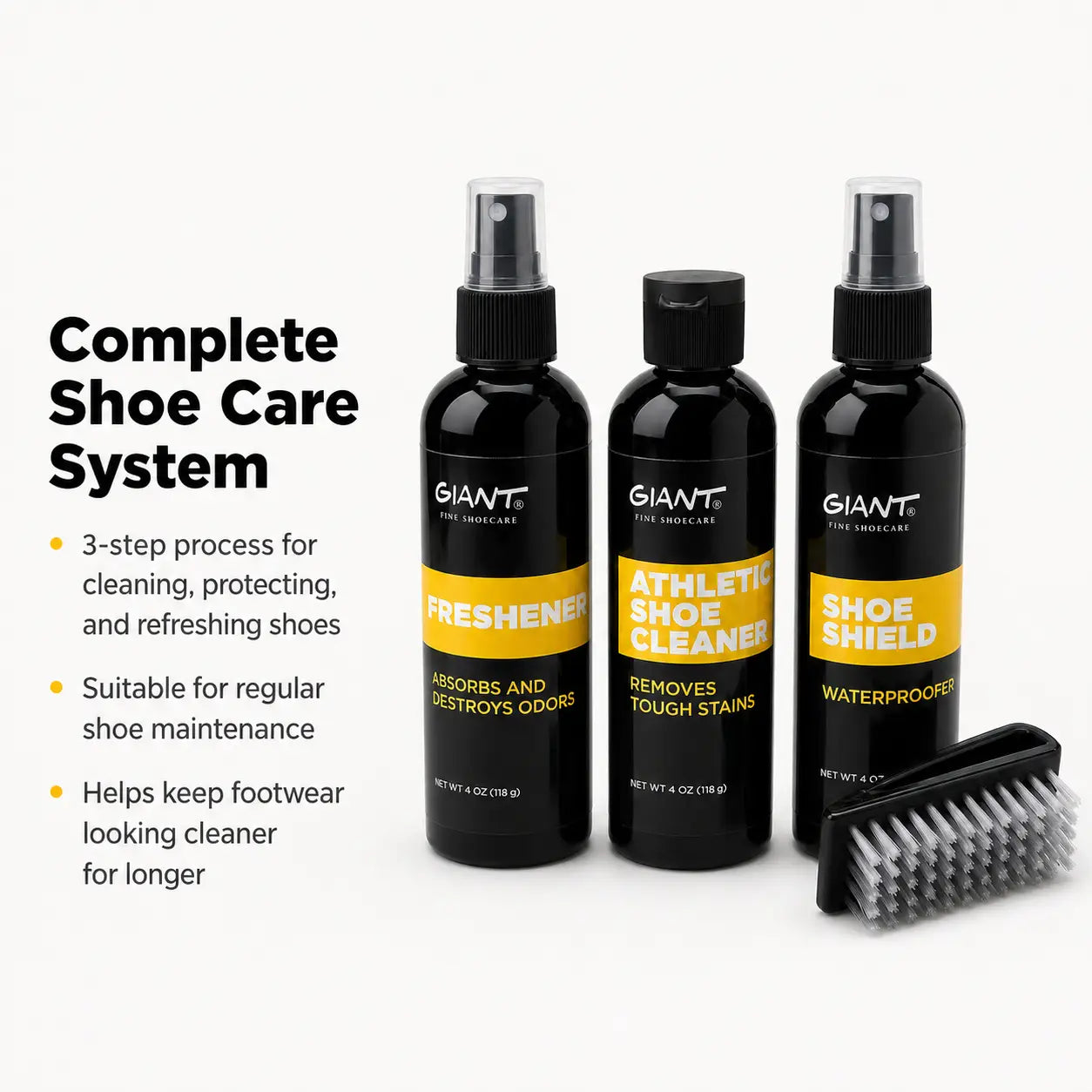3-Step Shoe Cleaning Kit