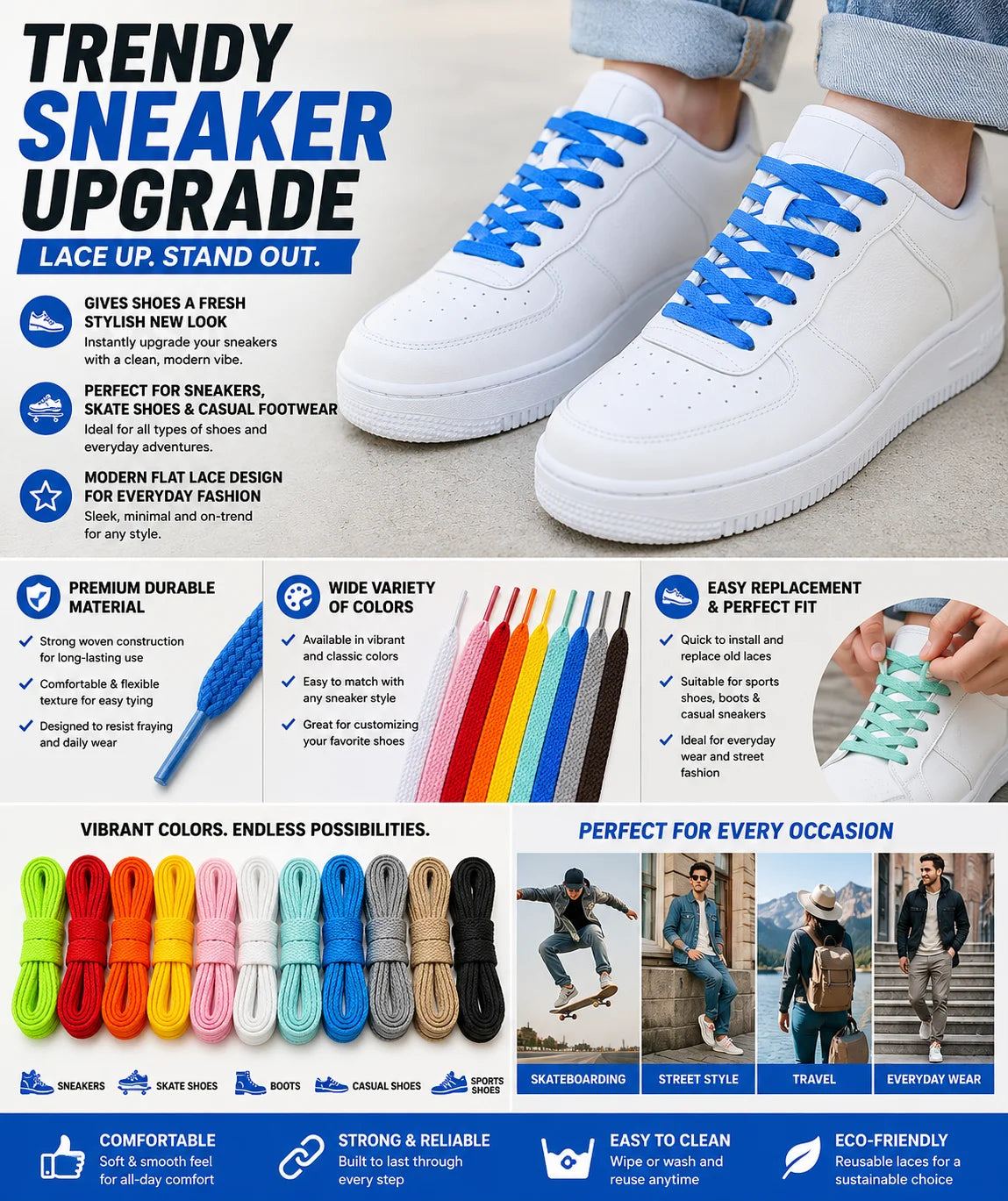 Shoe Laces – block 1