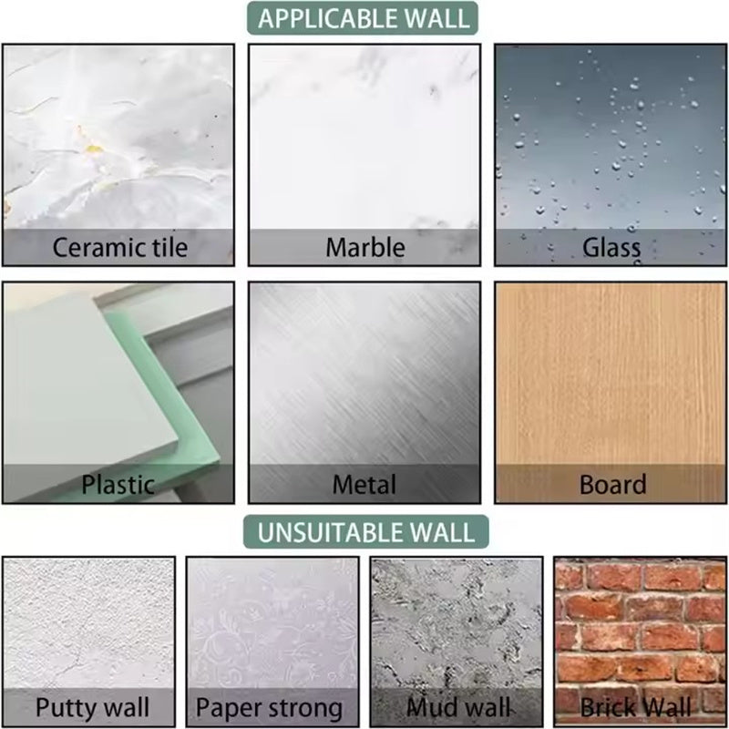 Wallmount Stickers - 5-Pack