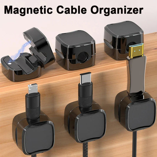 Desk Magnetic Cable Holder (3-Pack)